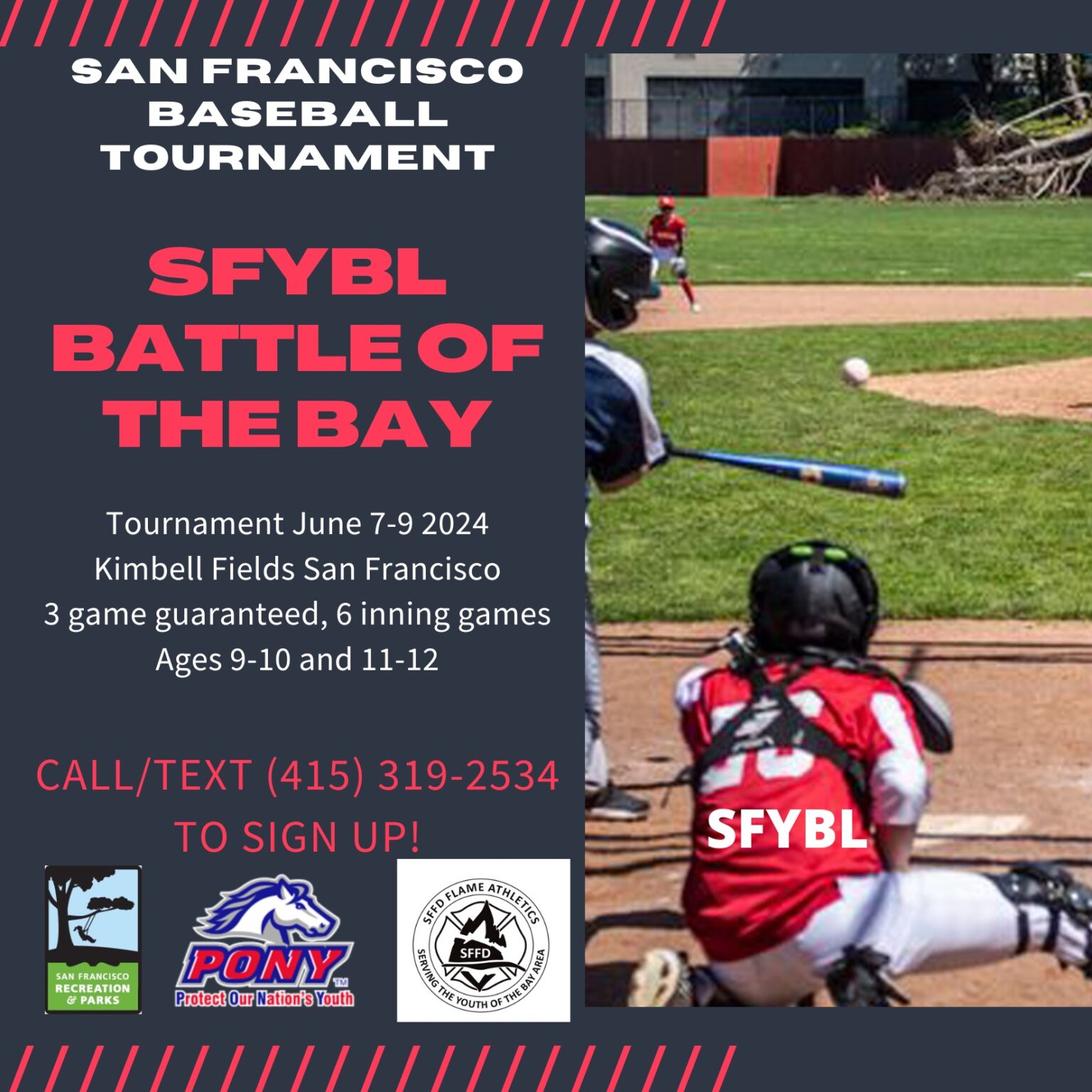 Battle of the Bay Tournament San Francisco Youth Baseball